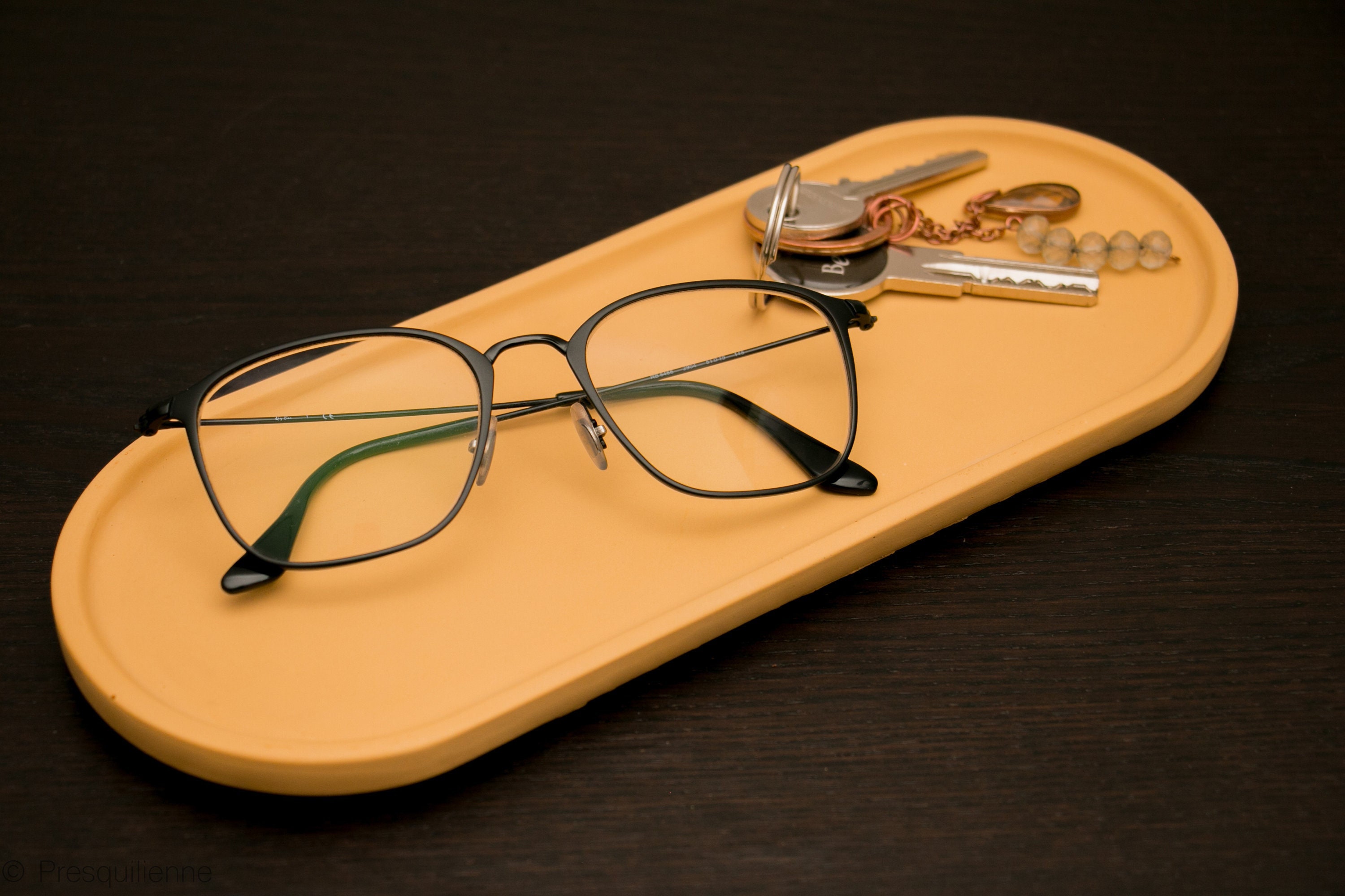 Coupelle Vide Poche en Béton Multicolore