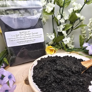 1 oz Hot Foot Incense Powder / Self Lighting Powder Resin Incense, Repel Harmful Energies, Keep Away Undesired People / Powder Incense