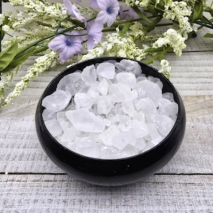Coarse White Sea Salt: Cleansing and Purifying Crystals (3 oz Resealable Bag) Banishing