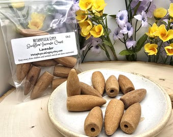 Lavender Backflow Incense Cones - Waterfall Effect - Pack of 10