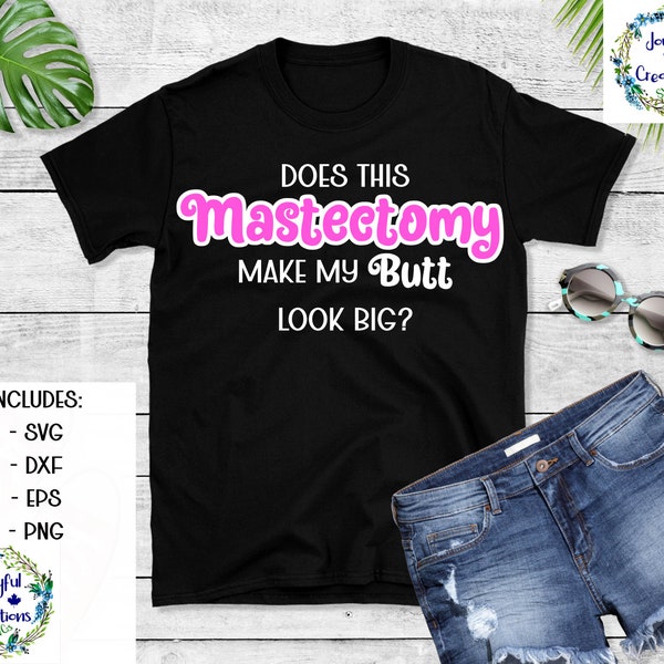 Mastectomy Humor SVG