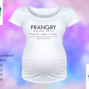 Prangry SVG - pour les mamans enceintes à être