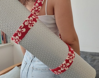 Daisy Crochet Yoga Mat Strap Pattern (PDF Pattern)