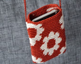 Daisy Crochet Crossbody Phone Bag Pattern (PDF Pattern)