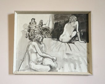 70s Nude Art - Etsy Norway