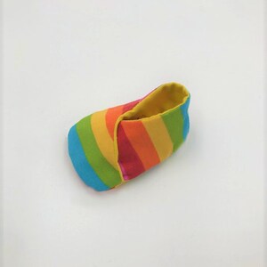 Baby rainbow slippers image 3