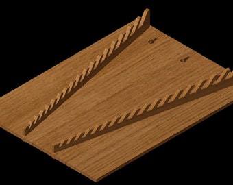Wrench Holder - Tool Organizer - Wrench Rack Pattern / Cut Files for GLOWFORGE / LASER / SCROLLSAW .dxf .svg .eps .pdf .png     .png