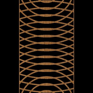 Diseño #096 5X10 Trivet / Coaster / Wall Art / Stencil Pattern Cut Files para Glowforge Cricut Silhouette LASER .dxf .svg .eps .jpg .pdf .png
