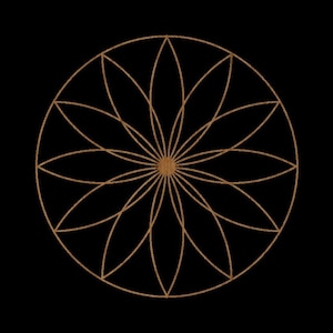 Design #001 8&quot; Diameter Trivet Coaster Wall Art Pot Holder Stencil Files for Glowforge Cricut Silhouette LASER .dxf .svg .eps .jpg .pdf .png