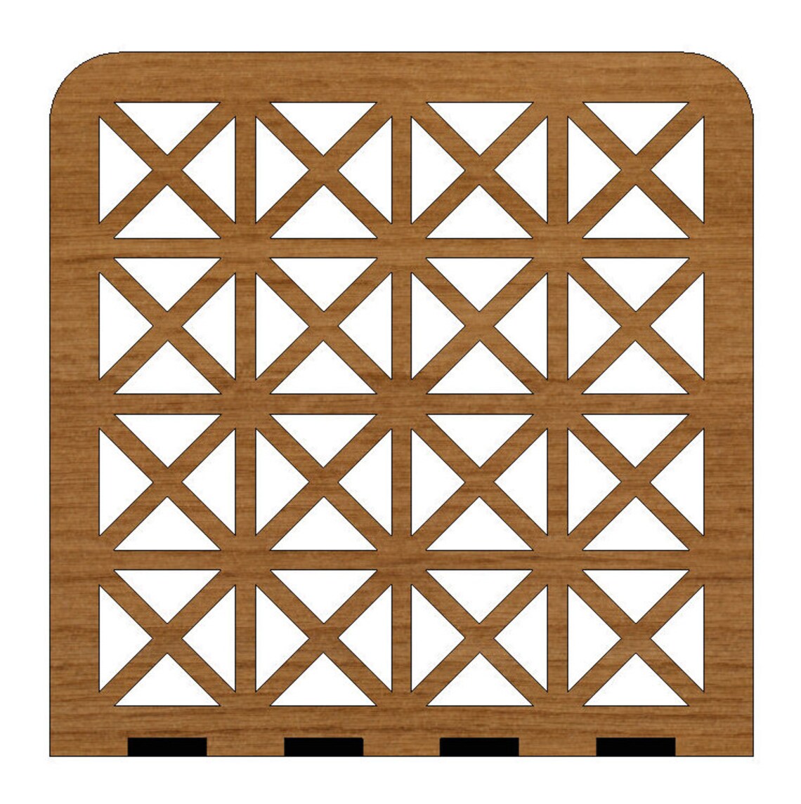 Design 004 Napkin Holder Pattern Files for Cricut Etsy