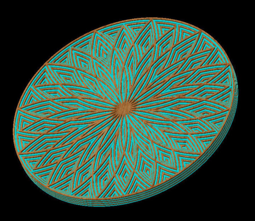 Design 018 Layered Wooden Geometric Wall Art Sculpture Etsy