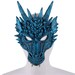 Dragon Mask,Halloween Easter Mardi Gras Carnival Party Masquerade Mask,EVA half face Dragon Animal Mask 