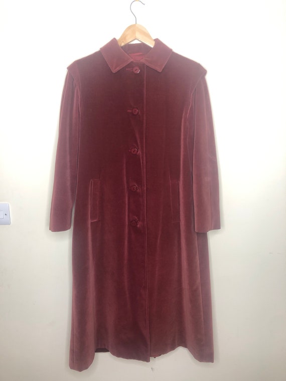 Aquascutum velvet trench coat