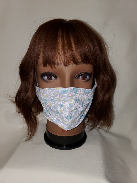 Double Layered FACE MASK COVERING 100 Cotton Breathable Etsy