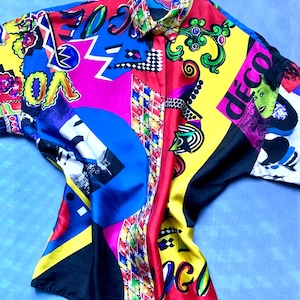 Chemise de soie versace Etsy France