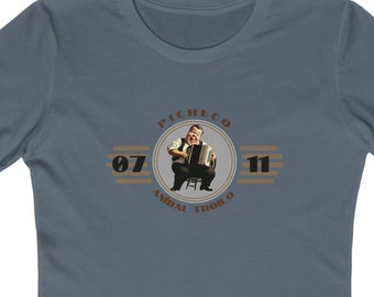 Tango Caricature of Anibal Troilo :  Pichuco's Eternal Rhythms | Women's The Boyfriend Tee | 2Merchants