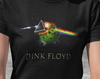 Dink Floyd T-Shirt | Rock Band Tee Meets Pickleball | Pickleball Fanatic Women Boyfriend Tee Shirt