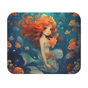 Alfombrilla de ratón Sirena encantadora / Alfombrilla de ratón (rectángulo) / 2Merchants