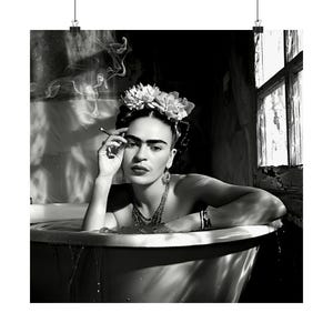 Frida Kahlo: Unconventional Serenity Matte Vertical Posters | SPF - 000001