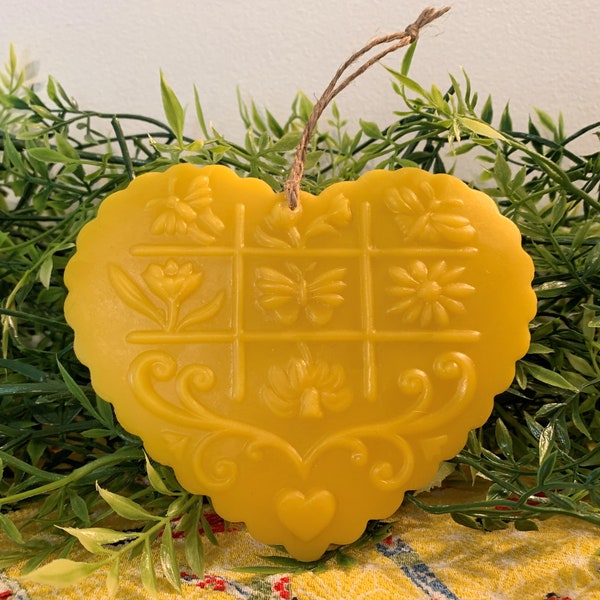 Beeswax Gardens of the Heart Suncatcher or Wall Art