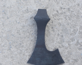Hand-Forged Viking-Style Axe Head | Medieval Decorative Replica