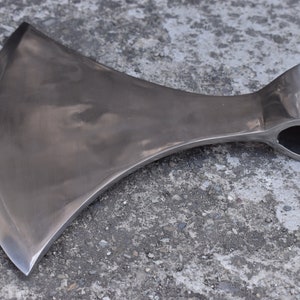 Personalized Large Hand Forged Viking Danish  War Polish  Axe Head