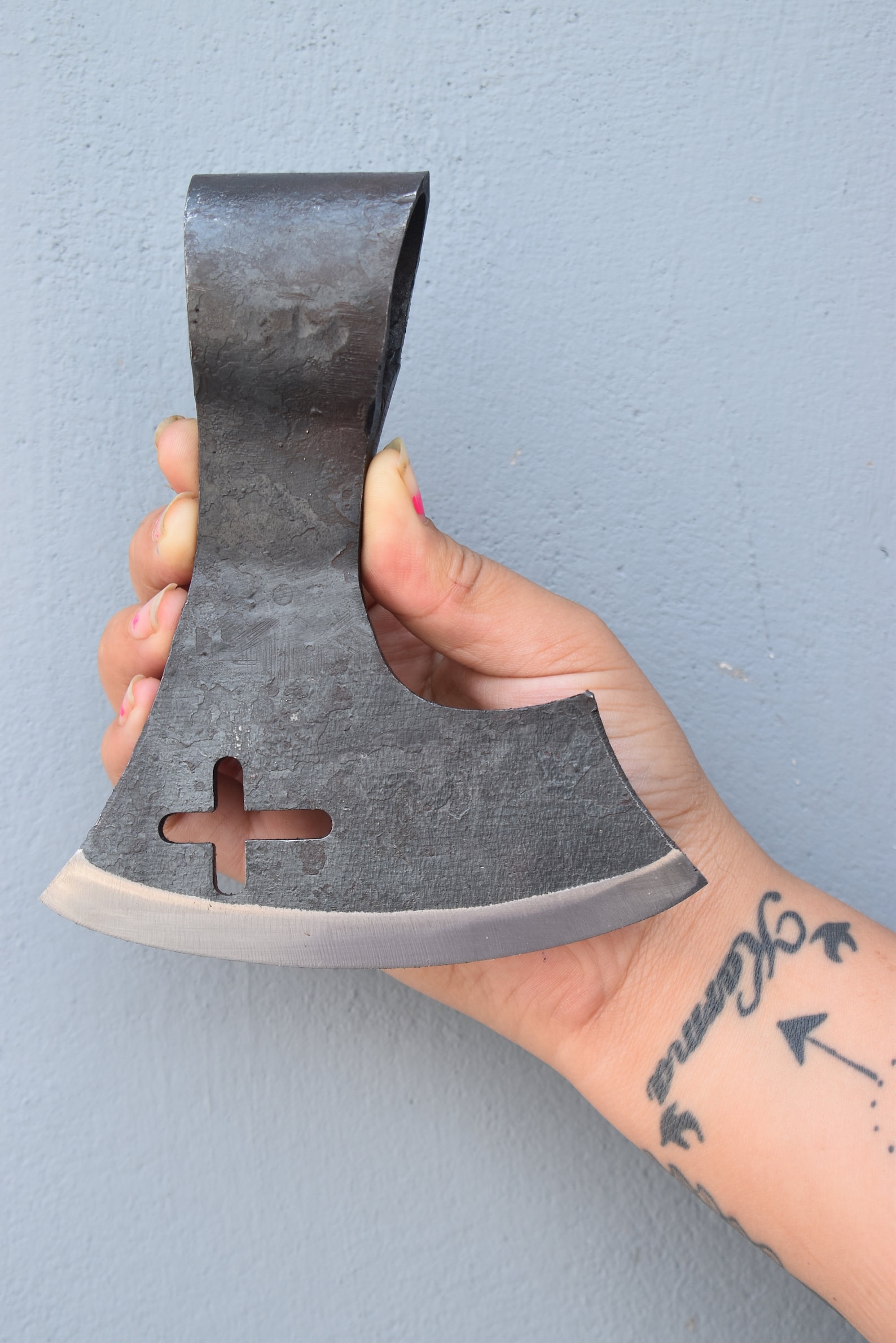 Hand-forged Decorative Medieval Axe Head Replica – Display Piece ...
