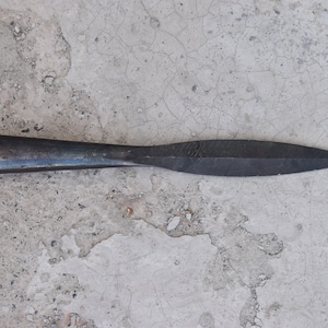 Hand Forged Viking Iron Saga Spear Head Medieval spearhead, Renaissance fair spear head, Forged lance replica