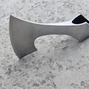 Forged Hand made Viking Tomahawk Viking Style High Carbon steel  Bearded Blank Axe Head Throwing Hatchet, Camping axe