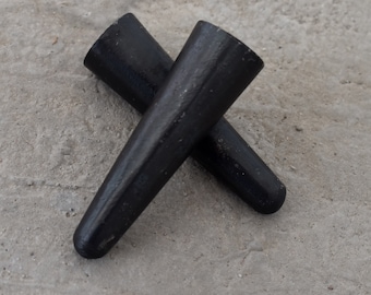 Pack of 2 Hand-Forged Iron Decorative End Caps