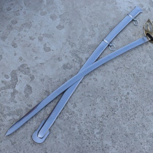 Épée de soldat de cavalerie américaine avec fourreau en acier. Idéal pour le camping en plein air. et le meilleur cadeau pour Noël, Halloween, etc.