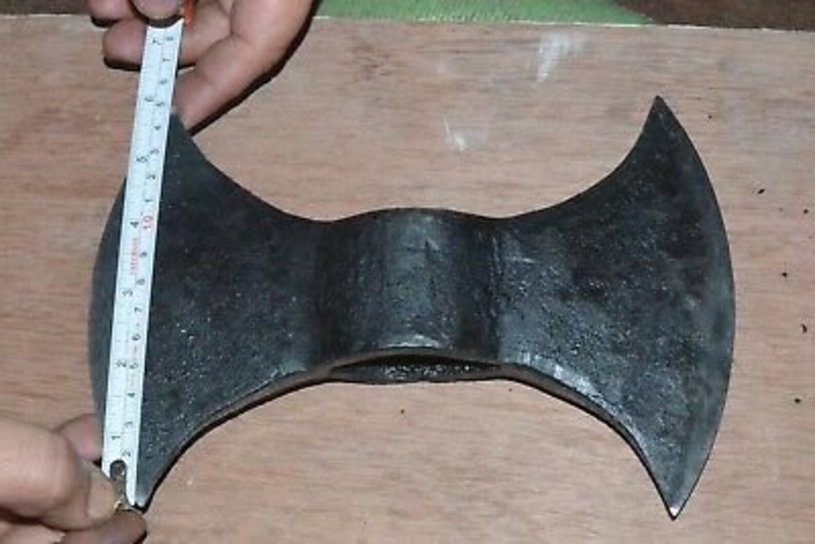 Hand Double Axe Head With 33 Pole Etsy