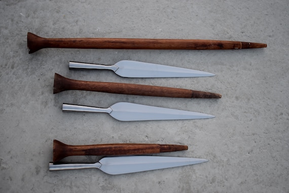 Hand-forged Zulu Iklawa Spearhead – Decorative Viking / Medieval