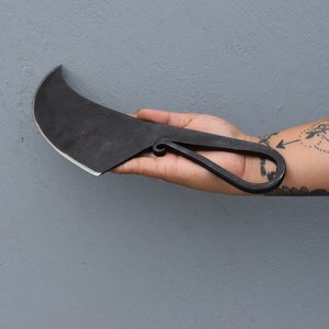 Medieval Hand Forged  Large Knife With Leather Sheath. Best Gift For Man/Women.