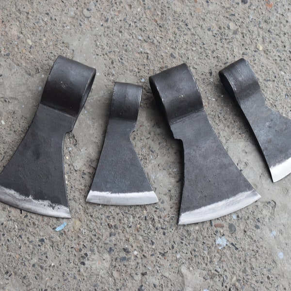 Hand forget Axe head set of 4, Throwing axe