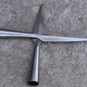 Medieval Jawline Viking Age Spearhead replica, Hand forged Medieval Spearhead. Set Of 2.