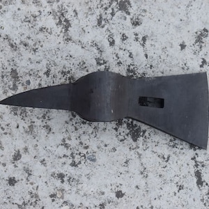 Hand forged  Bronze Age Throwing Axe Head.