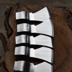 Set Of 5 Hand Forged  High Carbon Steel Tomahawk Axe Integral High Polish