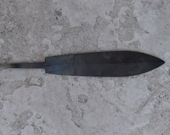 Bronzezeitliche Zier-Speerspitze Nachbau | Handgeschmiedetes Historisches Display | Sammler Kunstobjekt