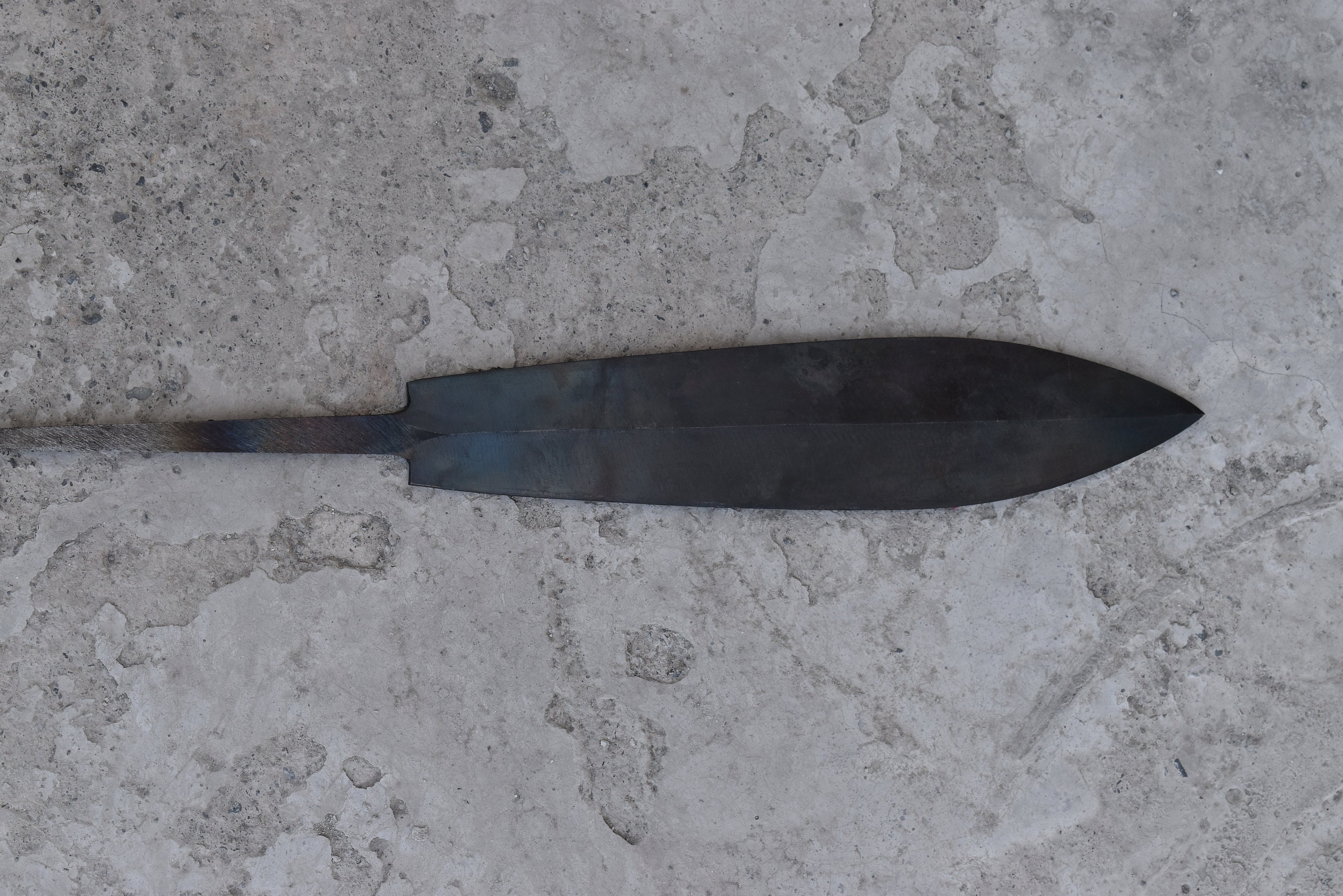 Bronze Age Decorative Spear Head Replica Hand-Forged Historical Display Collectible Art Object