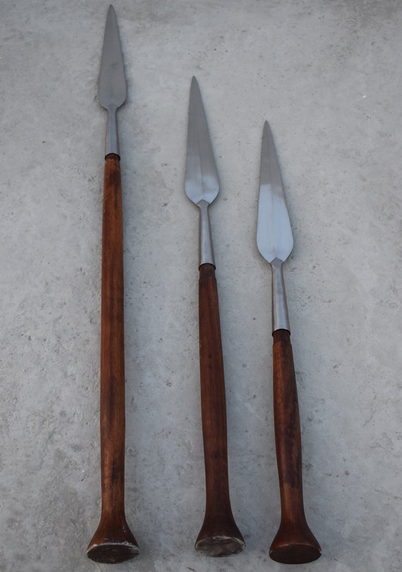 Hand-forged Zulu Iklawa Spearhead – Decorative Viking / Medieval