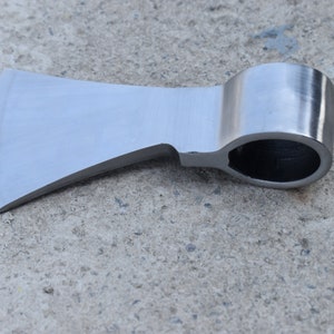 Hand Forged Medieval Outdoor Camping Polish Axe Head. Best Gift For Halloween, Men & Women.