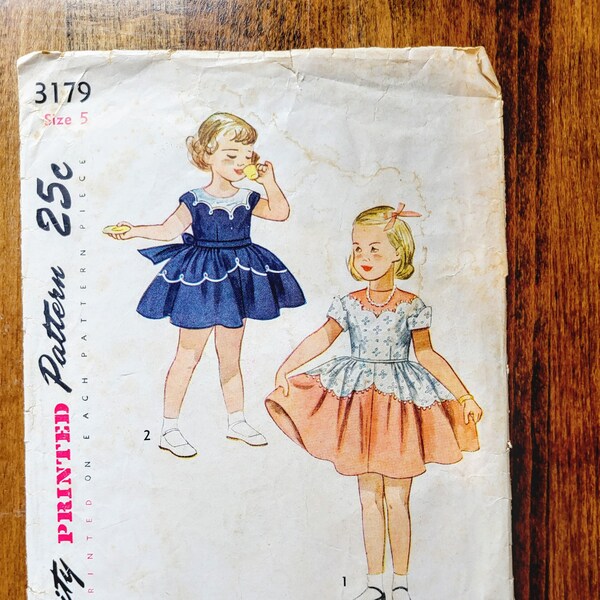 1950s Girls Dress - Etsy