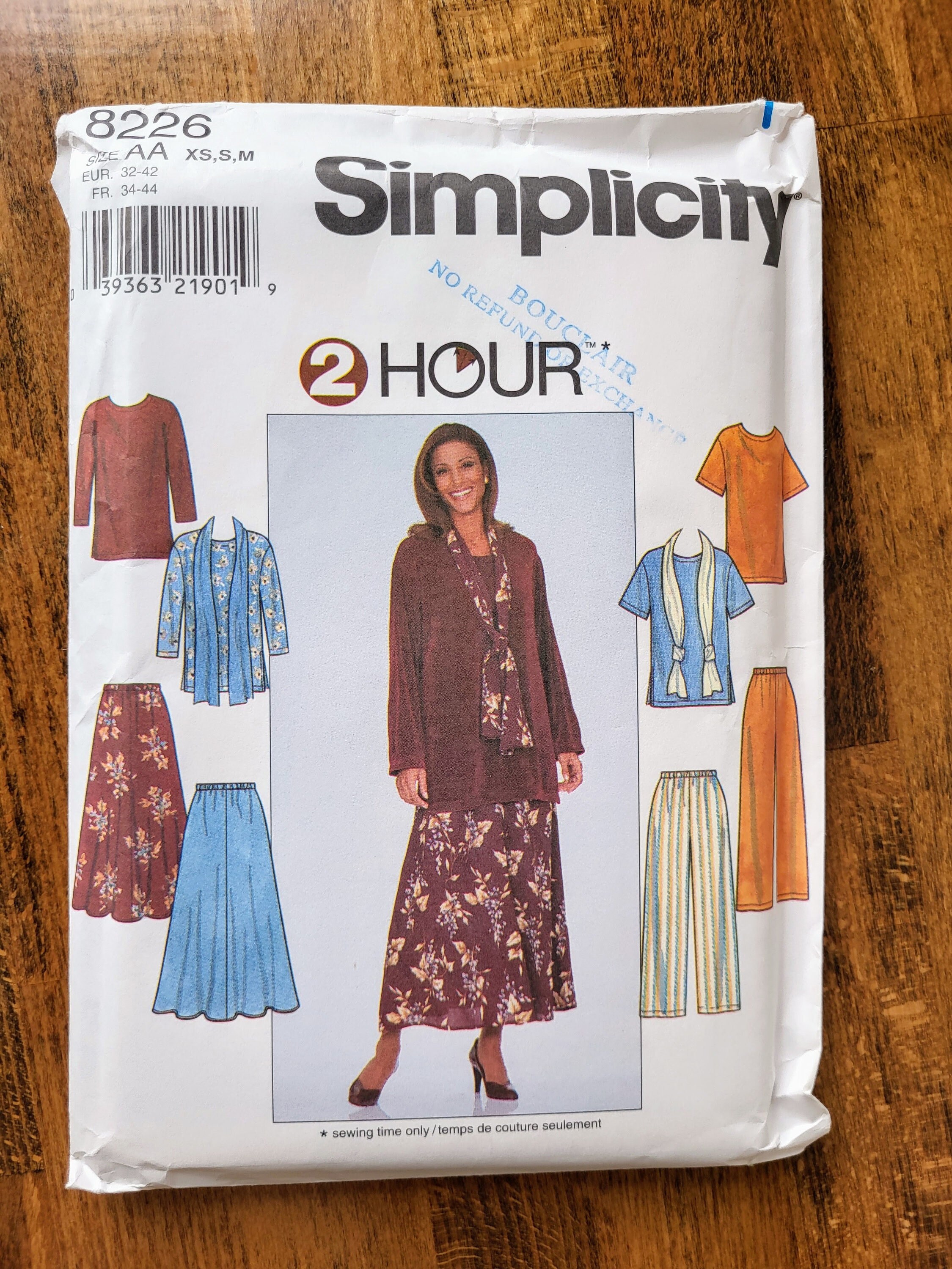 1970s Misses Jacket Skirt Pants Simplicity 6859 Vintage Sewing Pattern Size  12 Bust 34 UNCUT -  Canada