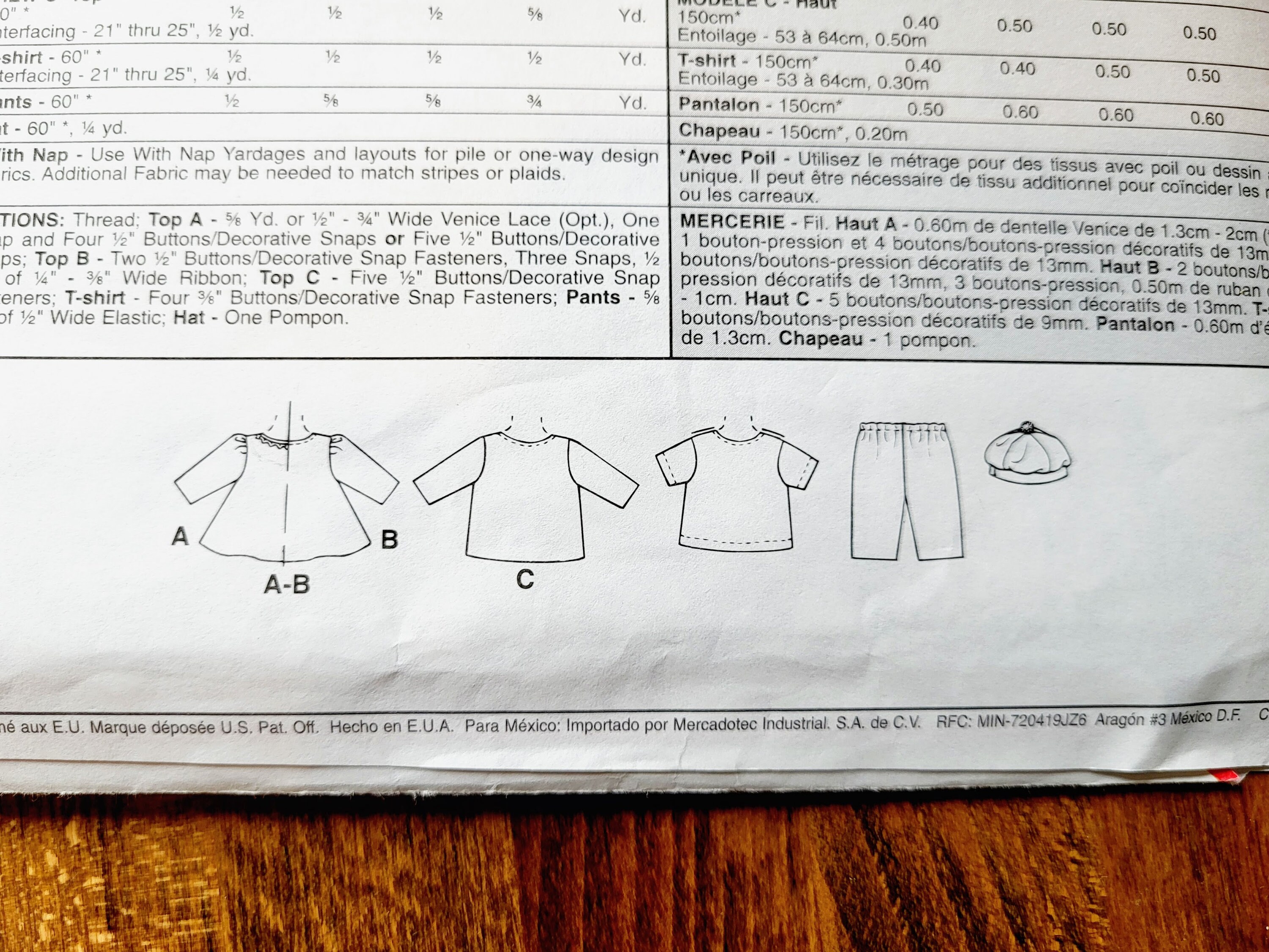 Mccall's 9419 Infant Sewing Pattern, Baby Jacket Pattern, Baby Tshirt