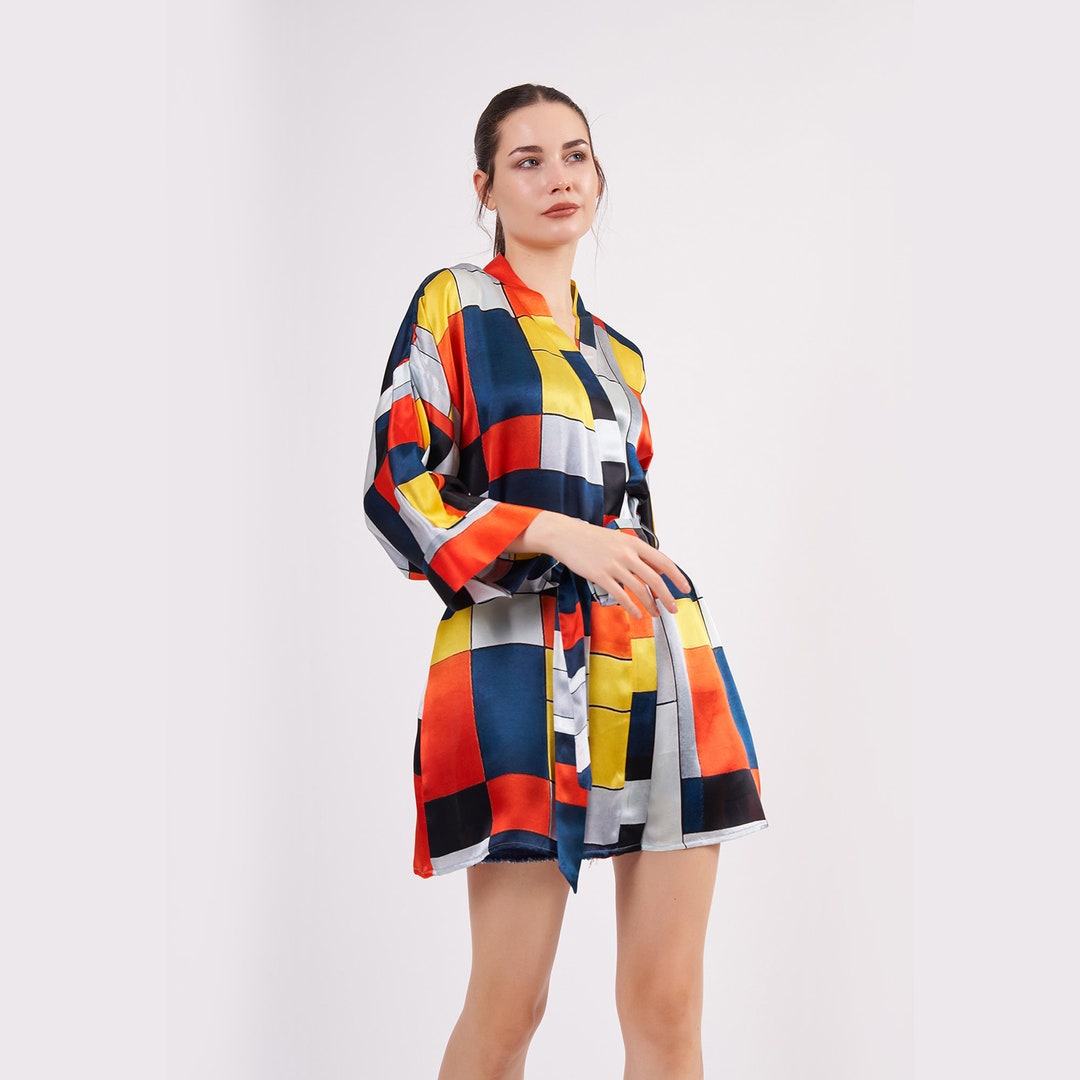 Viscose short kimono main image 0