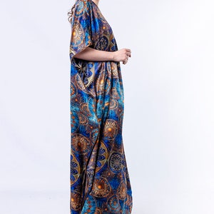 Silk Maxi Bohemian Dress