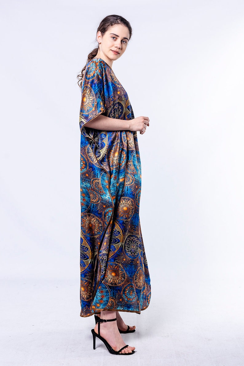 Silk Maxi Bohemian Dress