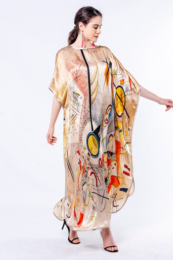 silk kaftan dresses australia Hale Bob Women's Aileen Silk Caftan Dress - Pink