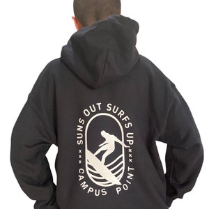 Beach Hoodie / Campus Point / Isla Vista / Surf Hoodie / UCSB / Santa Barbara Hoodie / Gifts For Gauchos / SB Hoodie / Surfs up / IPIIV